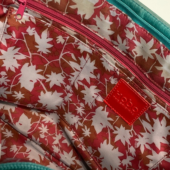 HOBO Teal Leather Tote Bag - Picture 6 of 8